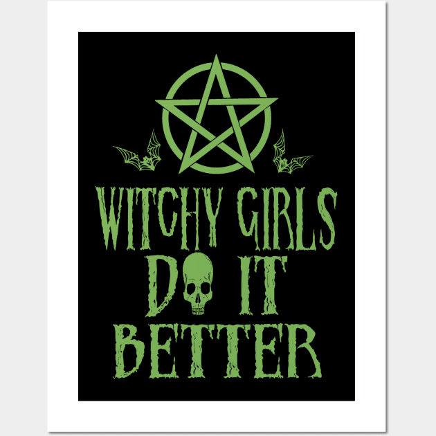 Witchy Woman T-Shirt Wall Art by CreatingChaos